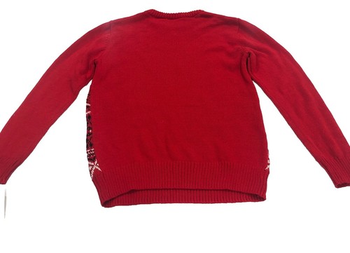 Nwot Boy's Girl's Christmas Holiday Grinch Sweater, Red Size Small - Picture 3 of 4