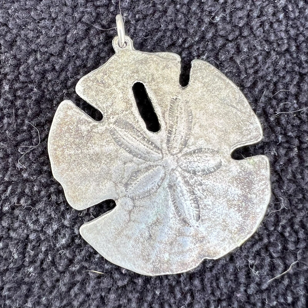Vintage Metzke Pewter Sand Dollar Pendant 1 5 8 inch eBay