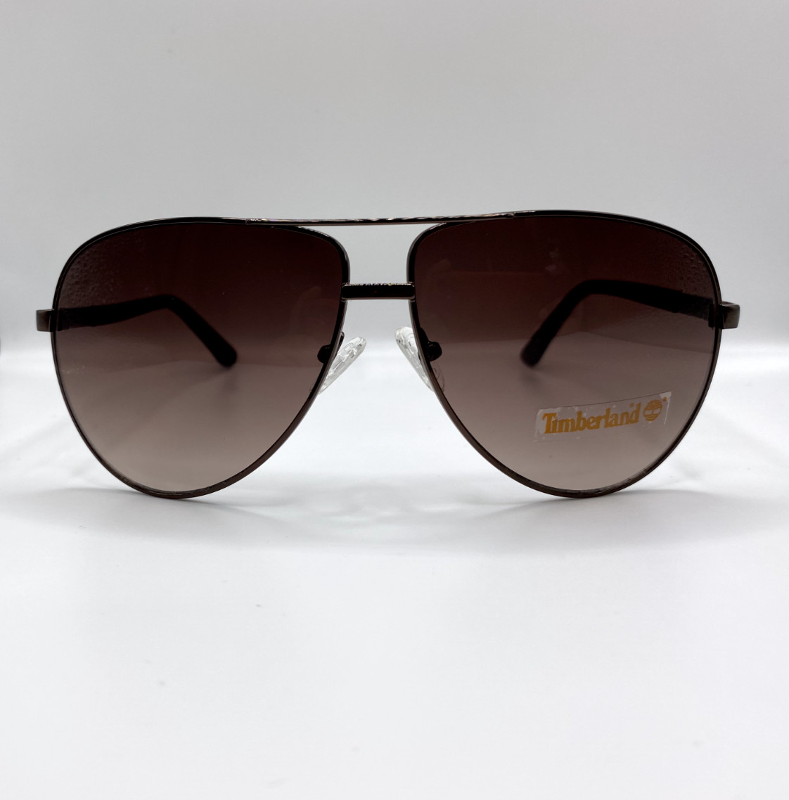 Солнцезащитные очки-авиаторы Timberland TB7160 48F в коричневой металлической оправе 58-12-135 7160 15090₽