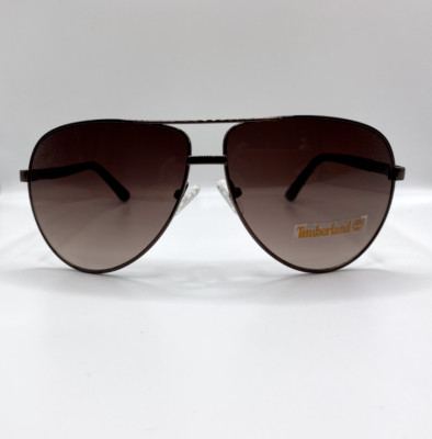 Timberland TB7160 48F Brown Metal Aviator Sunglasses Frame 58-12-135 7160