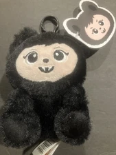 LaBabies Monster Black Didi 5” Plush Keychain  Bag Clip NWT Halloween
