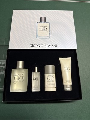 Giorgio Armani Acqua Di Gio Eau de Toilette Spray Aftershave Cream Deodorant NIB