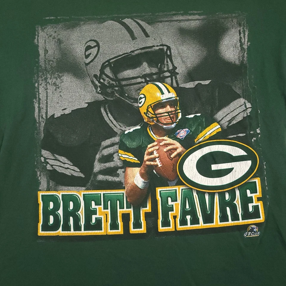 Camisa De Colección Green Bay Packers Para Hombres XL NFL Fútbol Brett Favre Starter Años 90 Foto 4 de 4