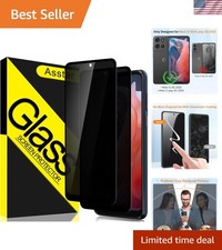 2 Pack Privacy Screen Protector for Moto G 5G 2025, Anti-Spy Film  9H Hardne...