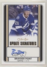 2016-17 Upper Deck O-Pee-Chee Update Signatures Brayden Point #US-BP Auto q4n