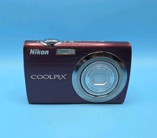 Nikon Coolpix S230 10MP Digital Camera Plum For PARTS OR REPAIR