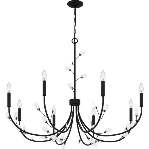 Quoizel HEI5040 Heiress 8 Light 40"W Taper Candle Style - Bronze - Picture 3 of 9