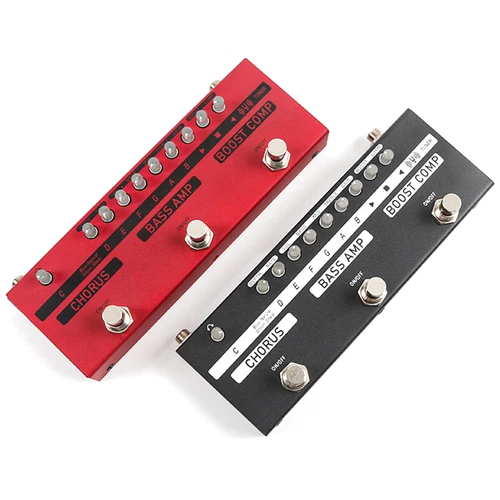 Bass Guitar Multi-effects Pedal with Chorus,Bass Amp and Compression Bass Pedal