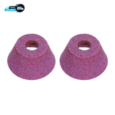 2Pcs 2-Inch Flaring Cup Grinding Wheel 80 Grits Pink Aluminum Oxide PA Surface.