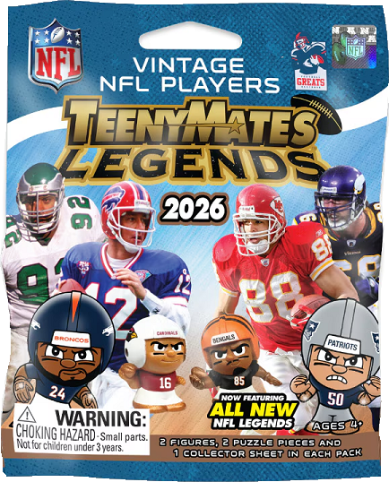 NFL Legends 2026 Series 4 TeenyMates Figurines Mystery Pack | eBay