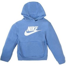 Nike Polar Hoodie Boys Size 7 Blue New 86L094-BGZ Futura Logo Pullover