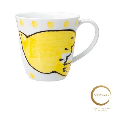 New Hasami Ware Ichisei Pottery 20451 Mug  Approx. 9.8 fl oz (275 ml)  El Yellow