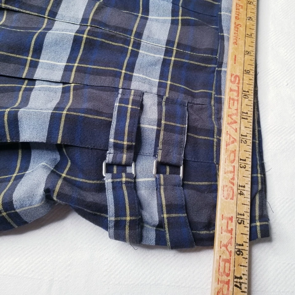 French Toast Girls Sz 14 1/2 School Skirt Skorts Uniform Plaid Pleated Academia - Image 4 of 4