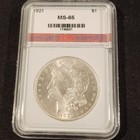New Listing1921 $1 Morgan Silver Dollar Coin Brilliant Uncirculated