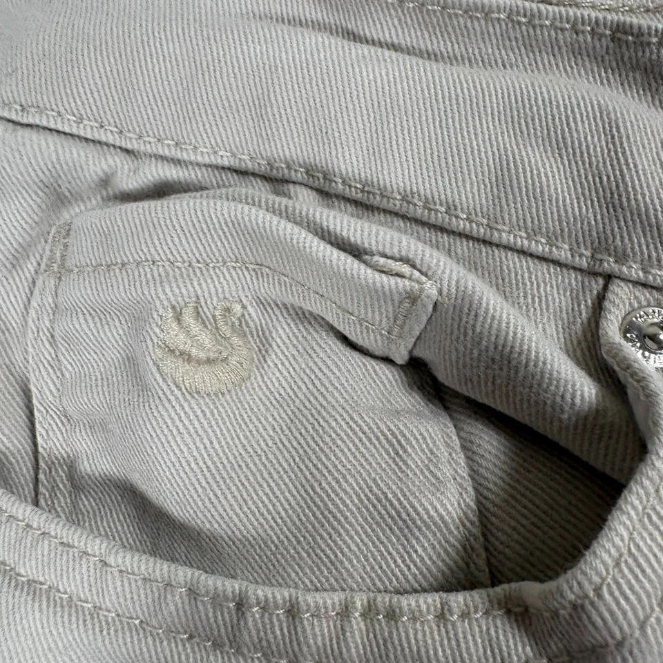 Pantalones Mujer Talla 12 Beige Amanda Todo Alrededor Adelgazantes Pierna Recta Elastizados ¡Chic! Foto 2 de 4