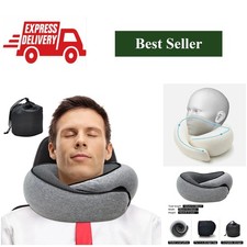 Memory Foam Travel Neck Pillow U-Shaped Adjustable Support
