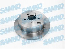 SAMKO 2x Bremsscheibe hinten voll für Subaru BRZ Impreza Schrägheck GR GH G3