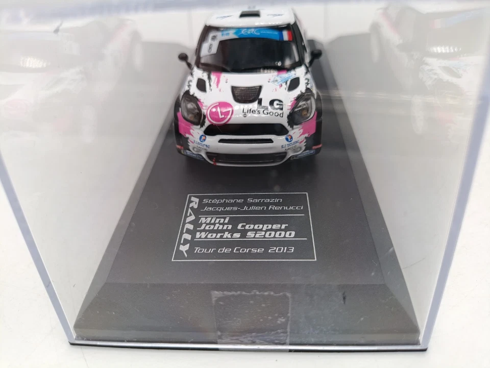 Mini John Cooper Works Rally Tour de Corse 2013 #8 Sarrazin 1/43 Ixo Models §§ - Immagine 3 di 4