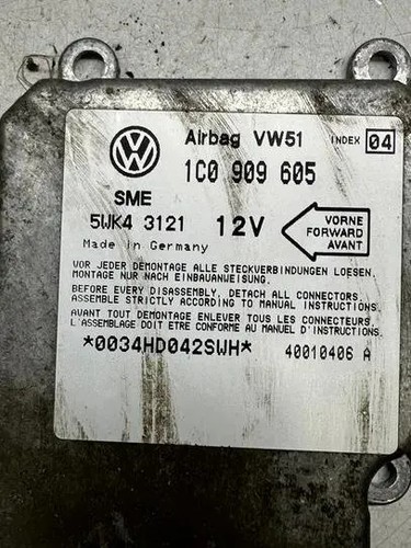 VW SHARAN 7M8, 7M9, 7M6 Airbag-Steuergerät 5WK43121 1C0909605 1.90 23952549