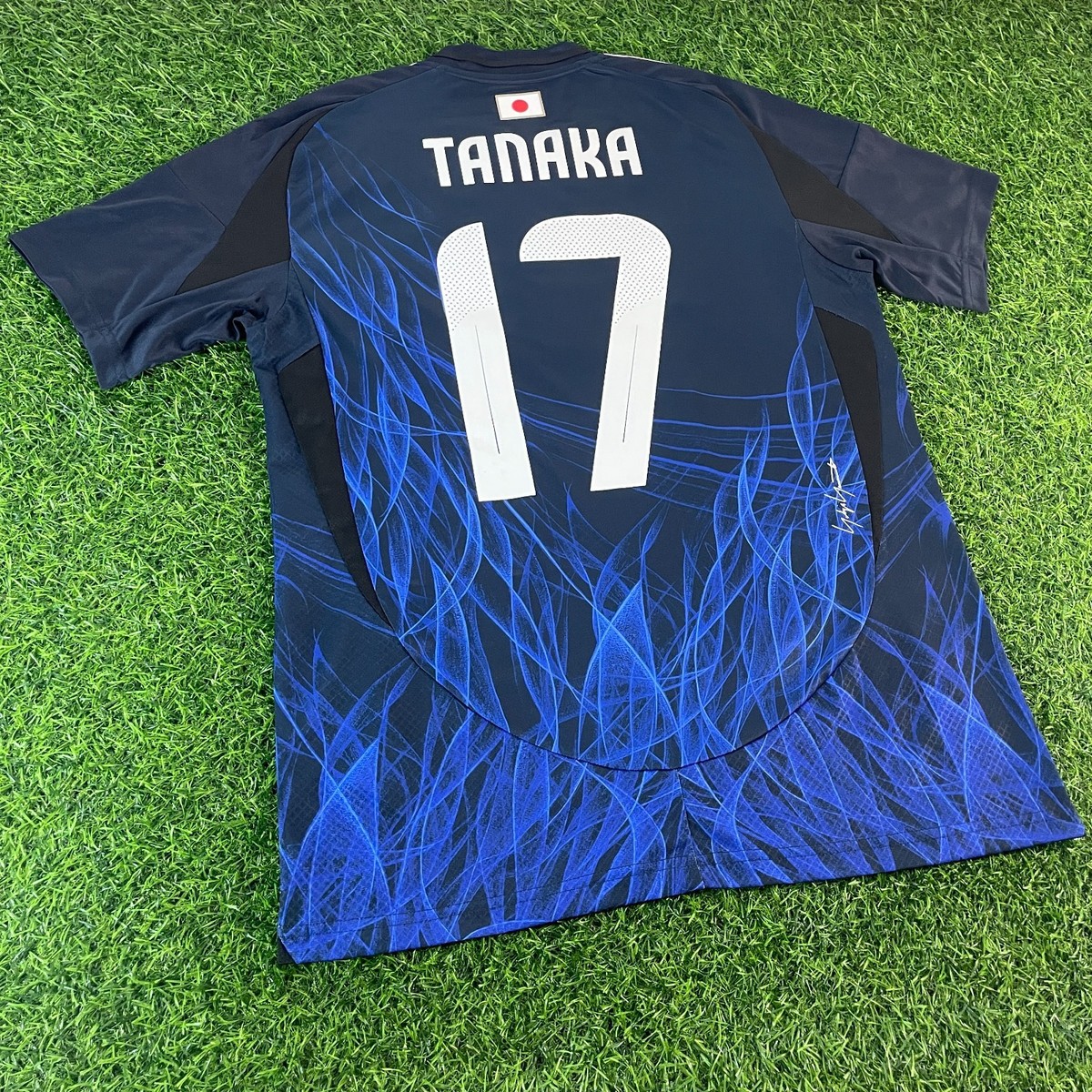 Y-3 日本代表 ユニフォーム　背番号17 TANAKA ADIDAS Ao Tanaka 2024 Japan Y-3 Official Jersey Shirt Kit – JPN XL