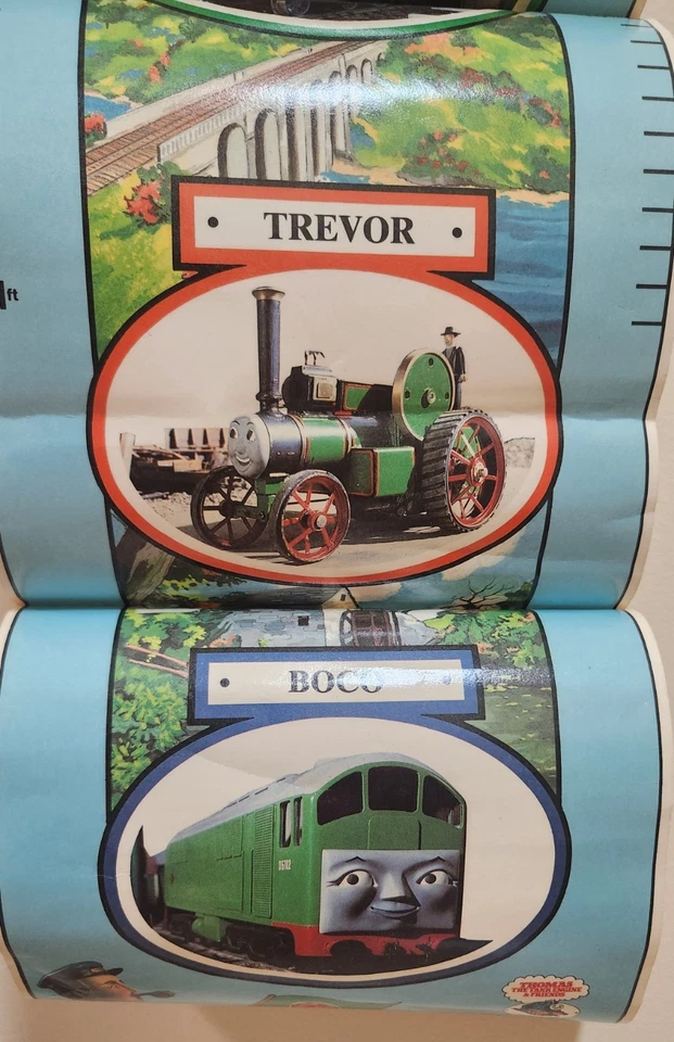 Vintage Thomas Tank Engine Kids Height Chart Ladybird 15cm 5F Tall Rare UK 1986 - Bild 3 von 4
