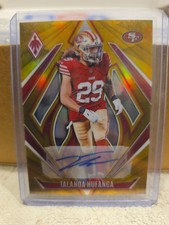 talanoa hufanga autograph 2024 Panini Phoenix Gold 10/10