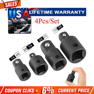 1 Set 3/8'' to 1/4'' 1/2 inch Drive Ratchet SOCKET ADAPTER REDUCER Air Impact USA!