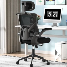 Ergonomic Office Chair, High Back Mesh Desk Chair with Thick Molded Foam Cush...