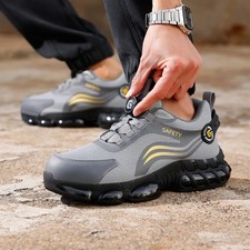 Safety Shoes Work Trainers Lightweight Steel Toe Puncture Proof for Mens Womens 