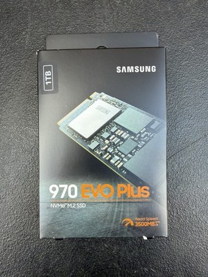 Samsung 970 EVO Plus 1TB M.2 PCIe NVMe Internal SSD MZ-V7S1T0B/AM New Sealed