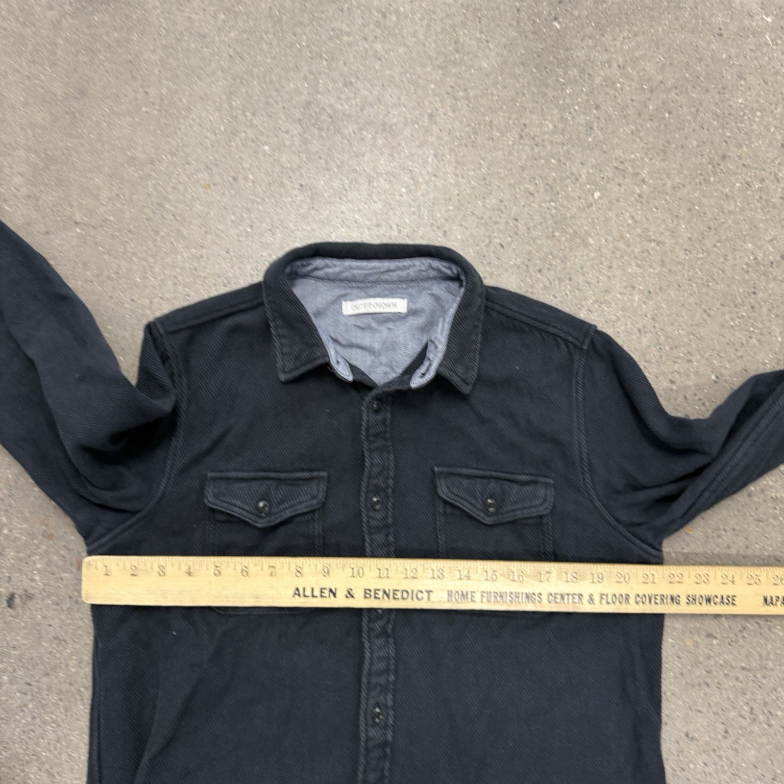 Outerknown Men's Button Down heavyweight Shirt Si… - image 5