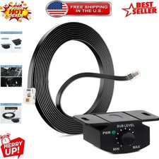 Durable 3.5m Bass Control Knob with Easy Installation for Car Audio Systems