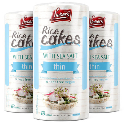 Rice Cakes, Kosher Certified Snack, Dairy Free, Wheat Free, Gluten Free, and Veg