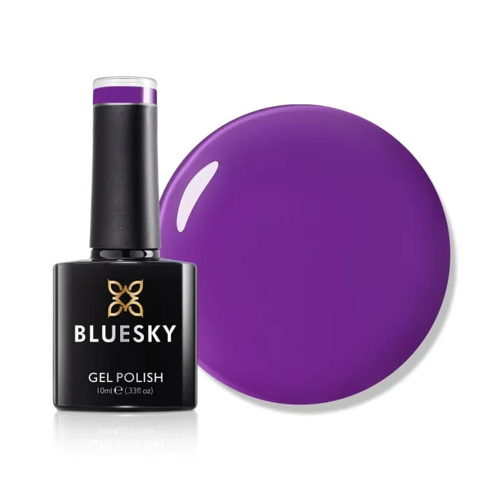 Gel Polish Purple BLUESKY nail varnish SOFT AMETHYST AW2401 10ml