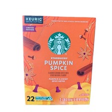 4 boxes Starbucks Pumpkin Spice Keurig K-Cup Pods 22 Count ea Lt Roast 4/30/26