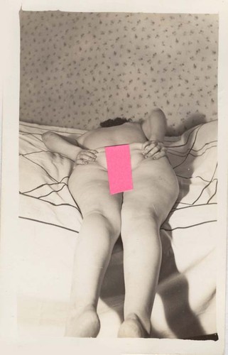 VINTAGE 1940S UNUSUAL NUDE FEMALE SPREADS BUTT CHEEKS WIDE FOR THE CAMERA PHOTO eBay
