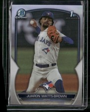 2023 Bowman Draft #BDC-113 Juaron Watts-Brown Chrome Refractor