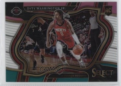 2022 Panini Select Teal White Pink Prizm 3/49 TyTy Washington Jr Rookie RC 0a7d