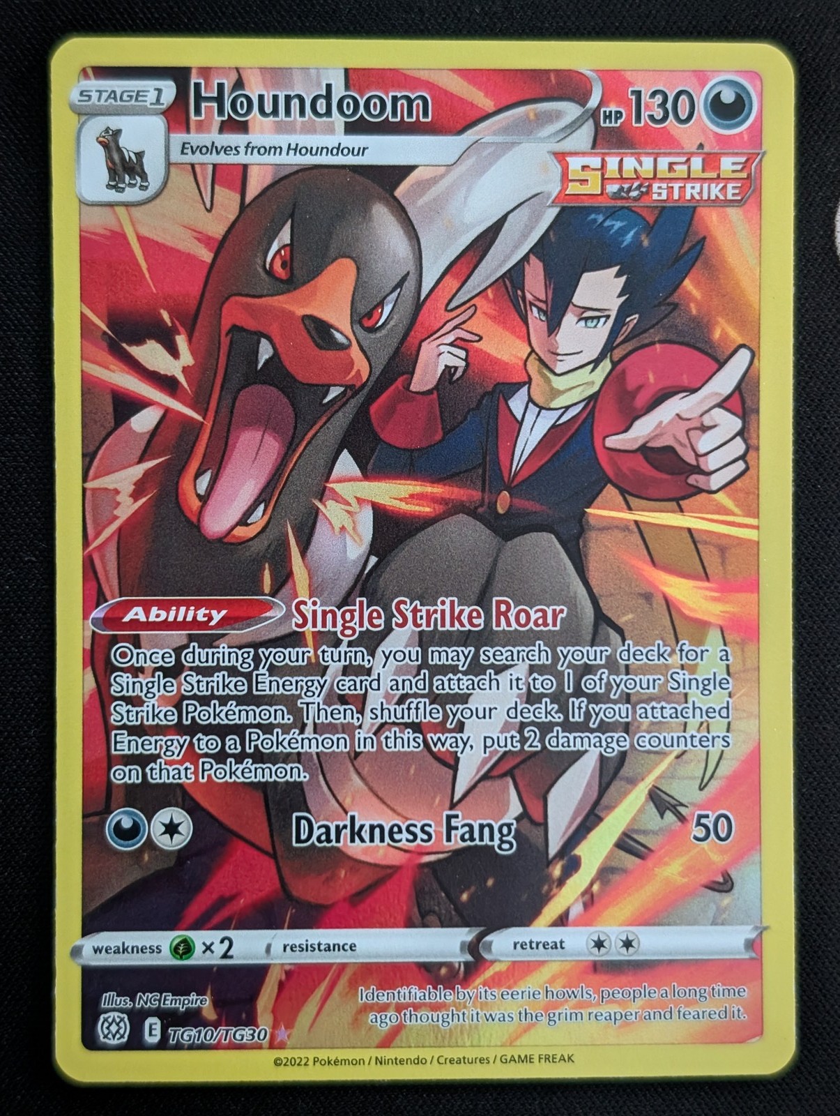 Houndoom TG10/TG30 SWSH09: Brilliant Stars Trainer Gallery Holo Pokemon TCG NM