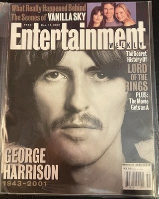 Entertainment Weekly December 14 2001 George Harrison Lord of the Rings