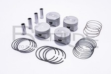 kit 4 pistoni completi di fasce elastiche maggiorati toyota yaris 1000 benzina