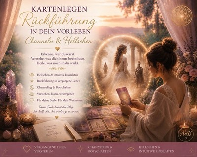 KARTENLEGEN Rückführung/Dein Vorleben'' per E-Mail - CHANNELN - HELLSEHEN