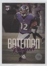 2021 Panini Chronicles Luminance Update Rookies Pink Rashod Bateman #215 0ps8