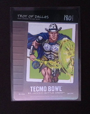 #ad #ad 2026 Bo Jackson Battle Arena Tecmo Troy Of Dallas Blow On It Glow Power 180 SSP $475.00