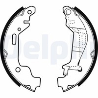 Bremsbackensatz Delphi LS1927 FüR Agila Opel H00 F68 12V 16V Twinport Cdti