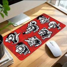 40 90cmRat Fink 2 Washable Mouse Pad - Durable Non-Slip Rubber Desk Mat with Pla