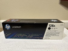 HP LaserJet 128A Genuine Black Toner Cartridge CE320A OEM New Sealed - Japan