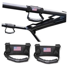 UTV ATV Roll Bar Grab Handles Grips Compatible with Polaris RZR Ranger US Flag