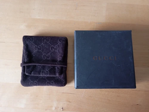 Gucci Box Porta Collana Ciondolo Scatola Più Sacchetto Gucci Gucci Per Collana