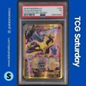 2016 POKEMON XY FATES COLLIDE #125/124 ALAKAZAM EX SECRET RARE PSA 1